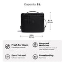 Insulated Lunch Bag - Black