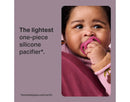 Ultra-Light Stay Put Silicone Pacifier 18-36 Months - Pink & Purple