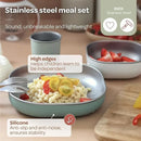 Stainless Steel Meal Set - Sage Green