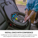 Gold Revolve 360 Extend All-in-One Rotating Convertible Car Seat - Flint