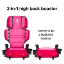 Connect3 RXT 2-in-1 High Back Booster - Pink Cotton Candy