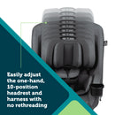 SlimRide 4-in-1 Convertible Car Seat - Black Beauty