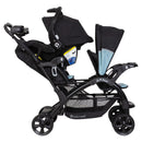 Baby Trend Sit N' Stand Double Stroller - Desert Blue