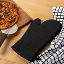7pc Cotton Kitchen Textile Set Black