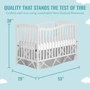Chelsea 5-in-1 Convertible Crib - White