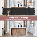 Retractable Baby Gate - Black