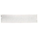 Cotton Textured Table Runner - White