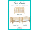 Palmer 3-in-1 Convertible Island Crib - Natural