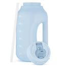 Hydra 64oz Half Gallon Plastic Jug with Straw - Blue