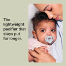 Ultra-Light Silicone Pacifier - Clear/Blue/Green