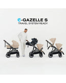 e-Gazelle S Full-Size Convertible Stroller - Stone Grey