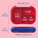 Kids Leak-Proof Lunch Box - Red/Royal