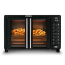 Digital French Door Air Fryer Toaster Oven - Black