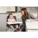 Portable High Chair with Tray - Gray