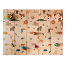 Reversible Baby Play Mat Soft Lightweight Foam Foldable - Safari