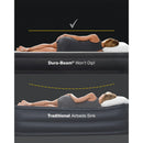 Elevated 18" Pillow Rest Queen Air Mattress - Off-White/Blue