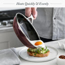 GreenPan Merten & Storck Steel Core Enameled 8-Inch Frypan - Chocolate Truffle