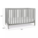 Union 4-in-1 Convertible Crib - Grey Finish