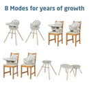 Moa 8-in-1 Standard High Chair - Classic Oat
