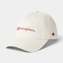 Adult Script Twill Baseball Hat - Cream