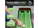 Indoor Golf Putting Mat with 1/2 Hole Training