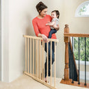 Top-of-Stair Extra Tall Wood Gate