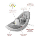 Baby Ergonomic Upright Activity Floor Seat with Toy - Gray