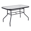Rectangular Patio Table - Black