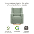 Kiwi Glider Recliner - Sage Teddy Loop