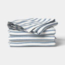 4pk Striped Napkins - Blue