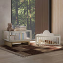 Convertible Bassinet and Toy Box - Frosted Oat