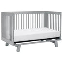 Hudson 3-in-1 Convertible Crib with Toddler Rail - Gray
