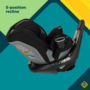 360° Rotating All-in-One Convertible Car Seat - Black Beauty