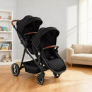 Double Track Tandem Stroller - Black