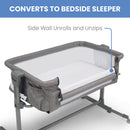 OpenBox Close2Me Bedside Baby Bassinet Sleeper With Breathable Mesh and Adjustable Heights
