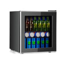 60 Can Beverage Mini Refrigerator With Glass Door