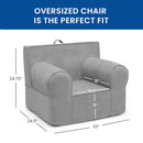 XL Cozee Foam Chair - Light Grey
