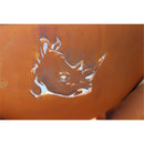 Fire Pit Art - Africa's Big Five 41" Carbon Steel Round Fire Pit