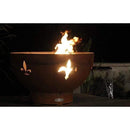 Fire Pit Art - Fleur de Lis 36" Carbon Steel Fire Pit