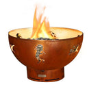 Fire Pit Art - Kokopelli 36" Carbon Steel Fire Pit