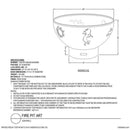 Fire Pit Art - Kokopelli 36" Carbon Steel Fire Pit