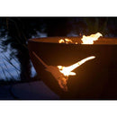 Fire Pit Art - Long Horn 36" Carbon Steel Fire Pit