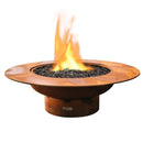 Fire Pit Art - Magnum 54" Carbon Steel Fire Pit with Lid
