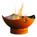 Fire Pit Art - Namaste 36" Carbon Steel Fire Pit