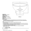 Fire Pit Art - Navigator 36" Carbon Steel Fire Pit
