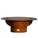 Fire Pit Art - Saturn 41" Carbon Steel Fire Pit with Lid