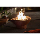Fire Pit Art - Scallop 36" Carbon Steel Fire Pit