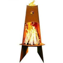 Fire Pit Art - Vesuvius 21" Carbon Steel Wood Burning Fire Pit