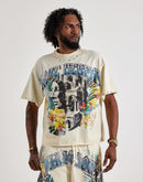 First Row Cropped Lost Utopia Rhinestone Tee
