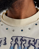 First Row Cropped Lost Utopia Rhinestone Tee